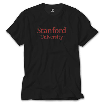 Stanford University Red Siyah Tişört