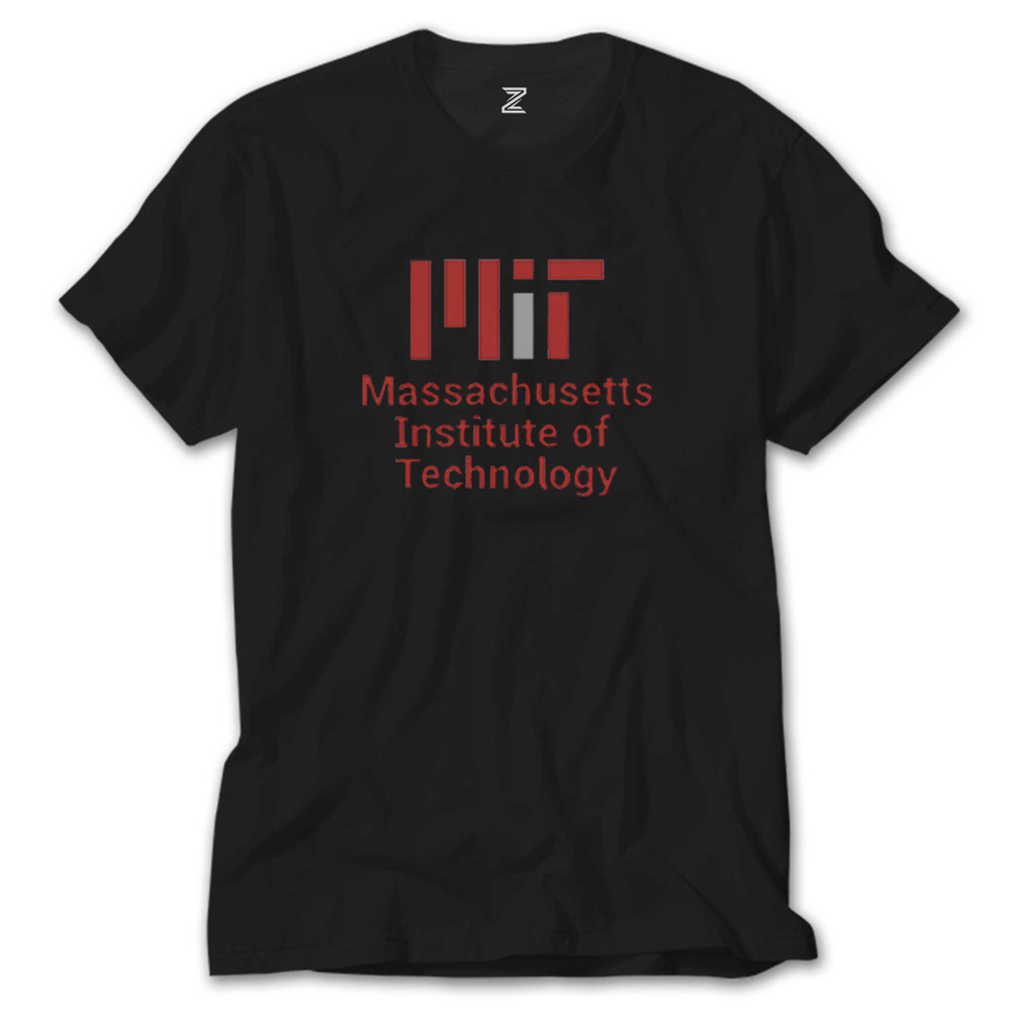 Massachusetts Institute Of Technology Logo Siyah Tişört