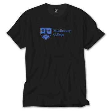 Middlebury College Logo Siyah Tişört