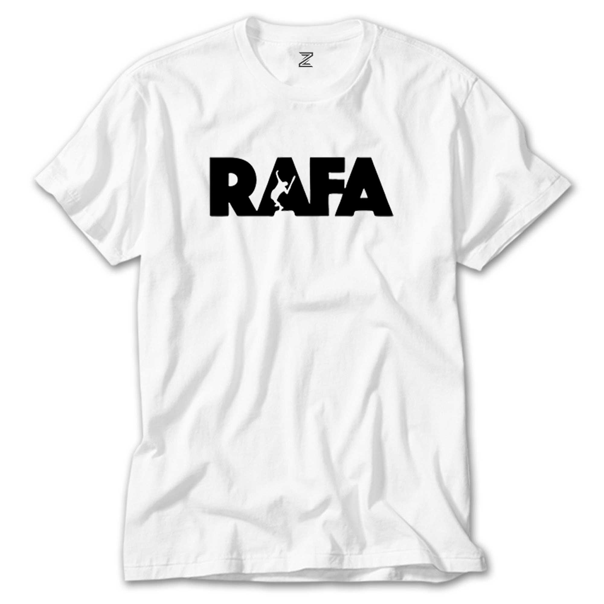Rafael Nadal Text Beyaz Tişört