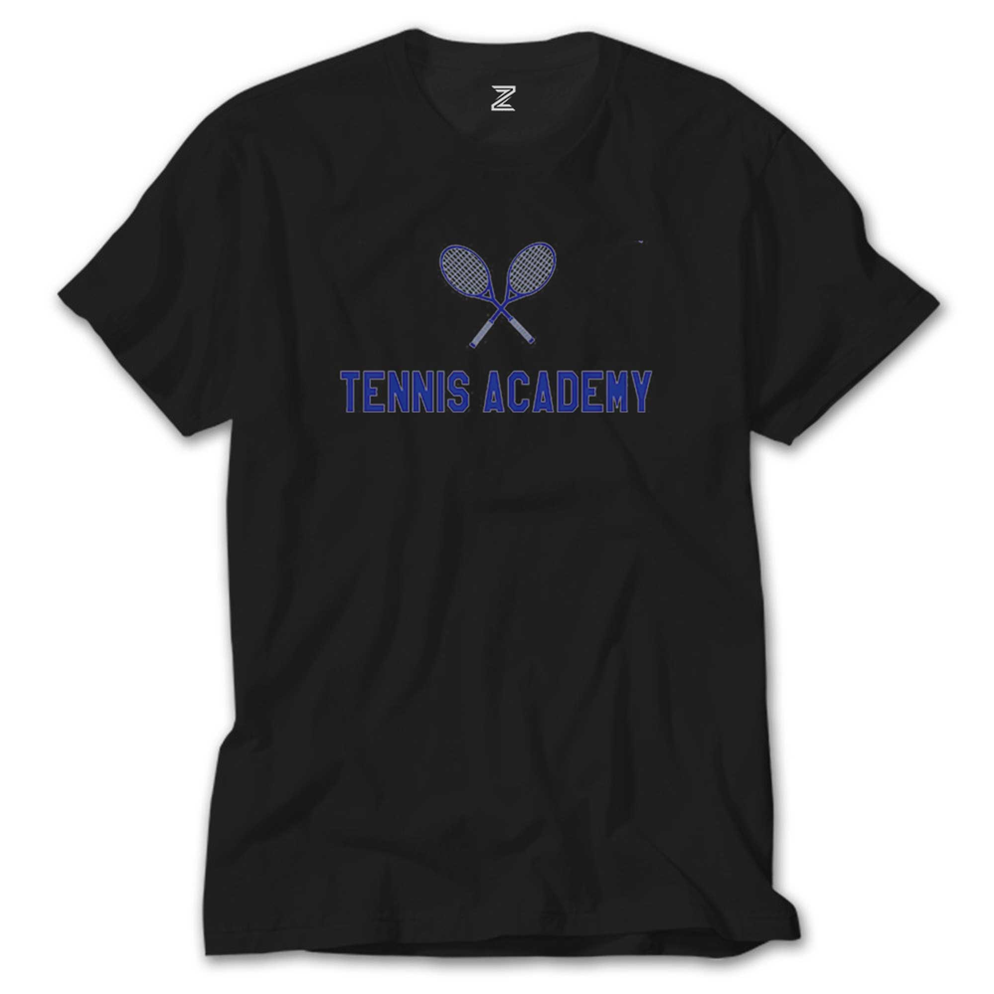 Tennis Academy Siyah Tişört
