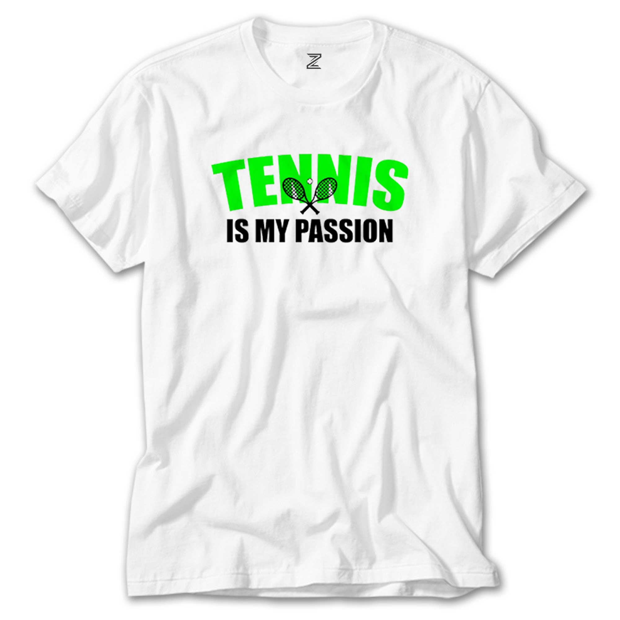 Tennis is My Passion Beyaz Tişört