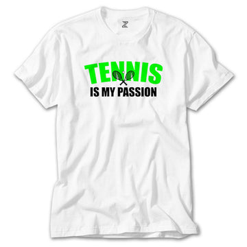 Tennis is My Passion Beyaz Tişört