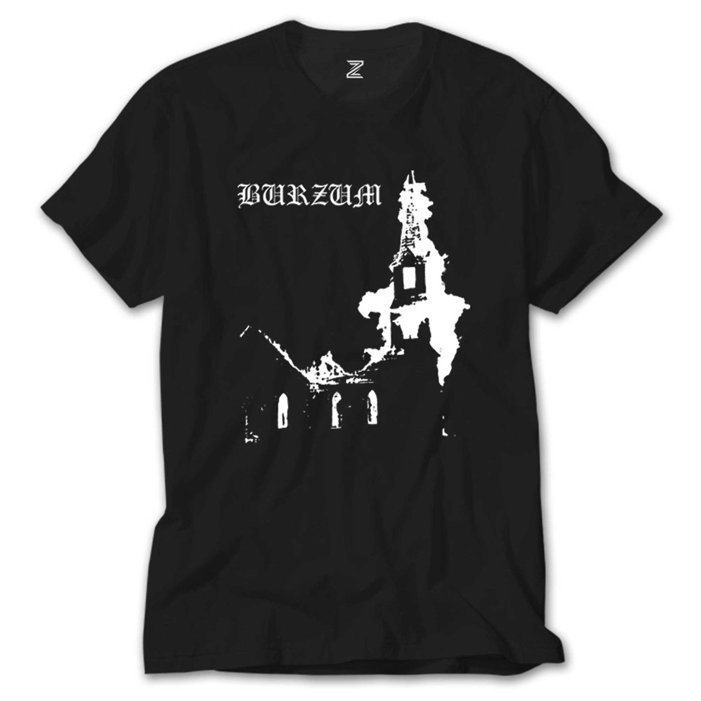 İndirimli Burzum Burn Church Siyah Tişört