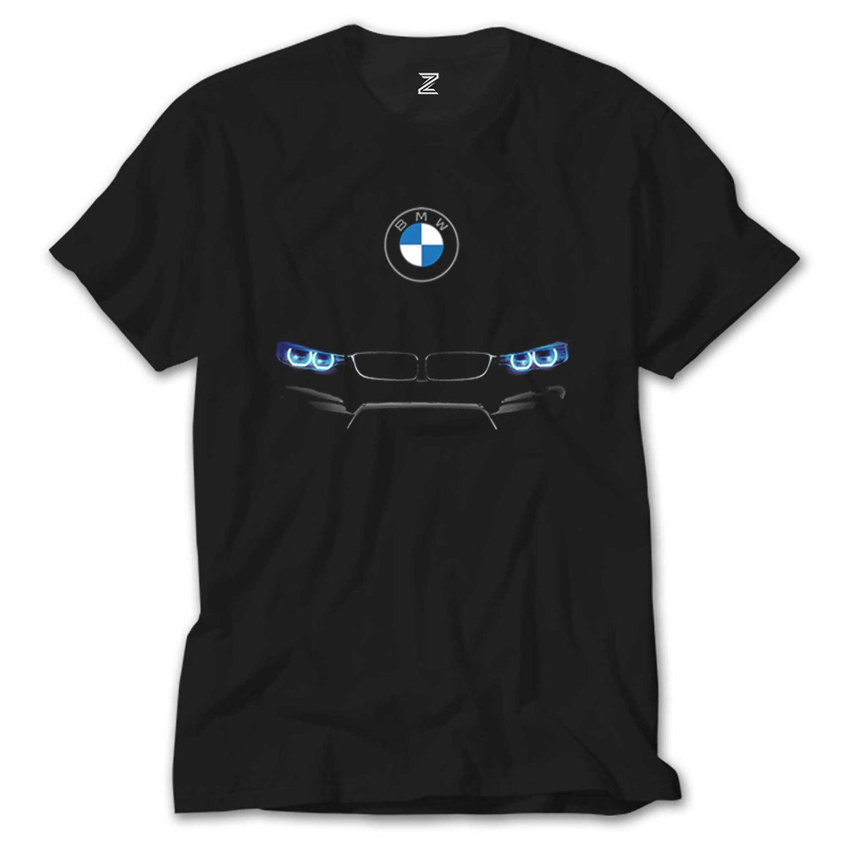 İndirimli BMW M4 Series Logo Siyah Tişört