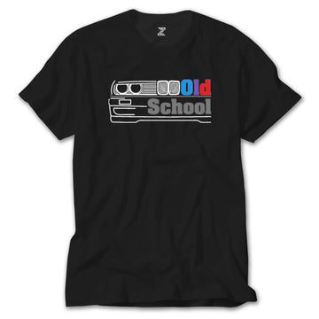 BMW Old School E30 Color Siyah Tişört