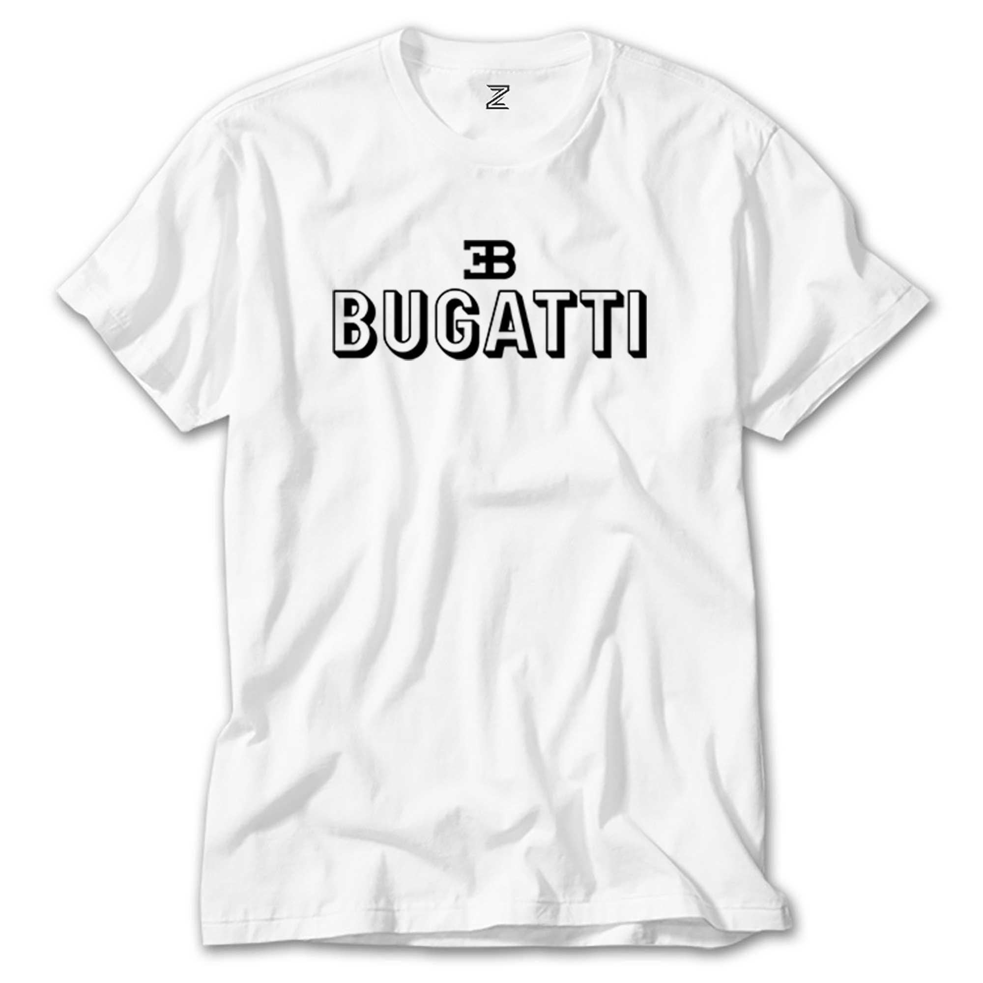 Bugatti Text Beyaz Tişört