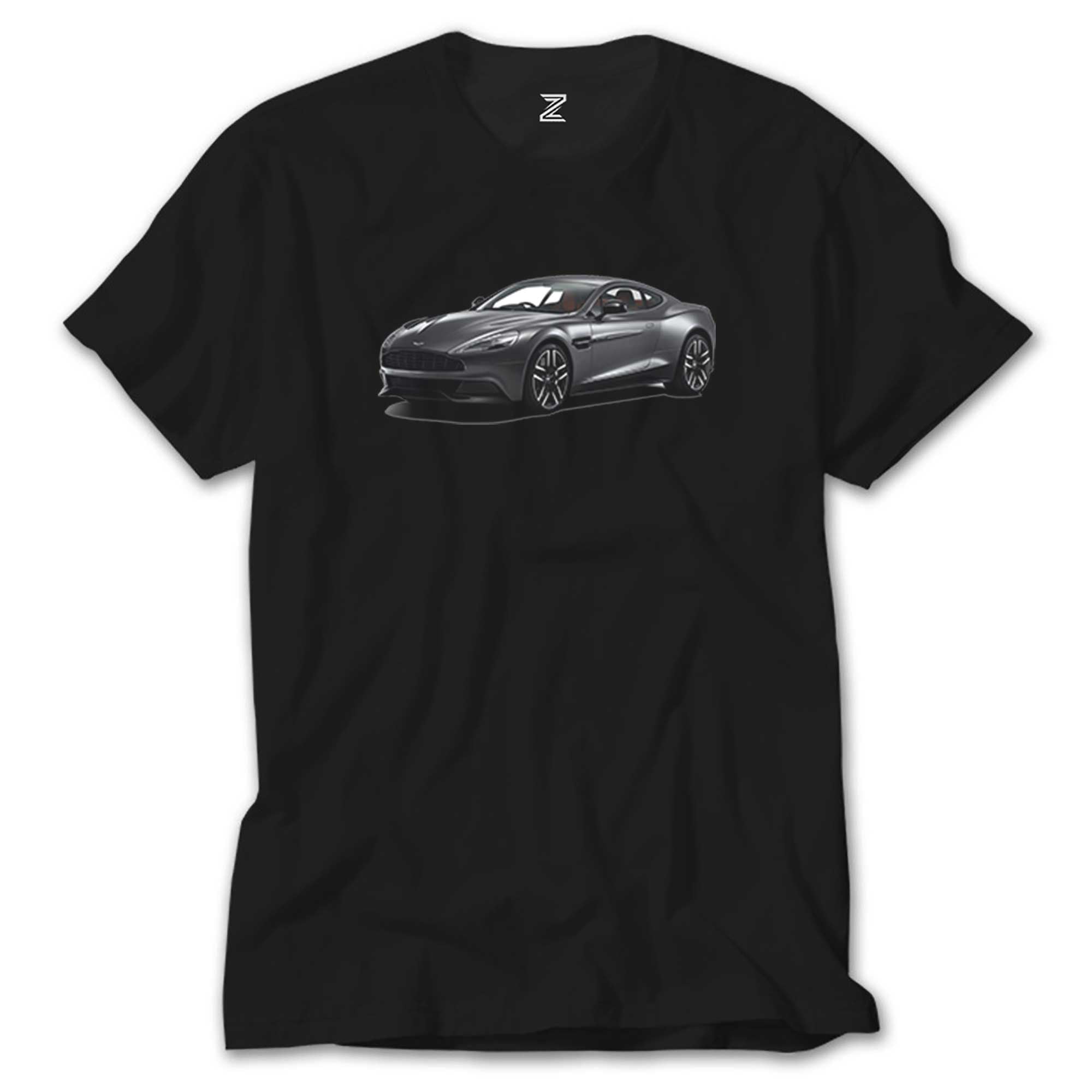 Aston Martin Vanquish Siyah Tişört