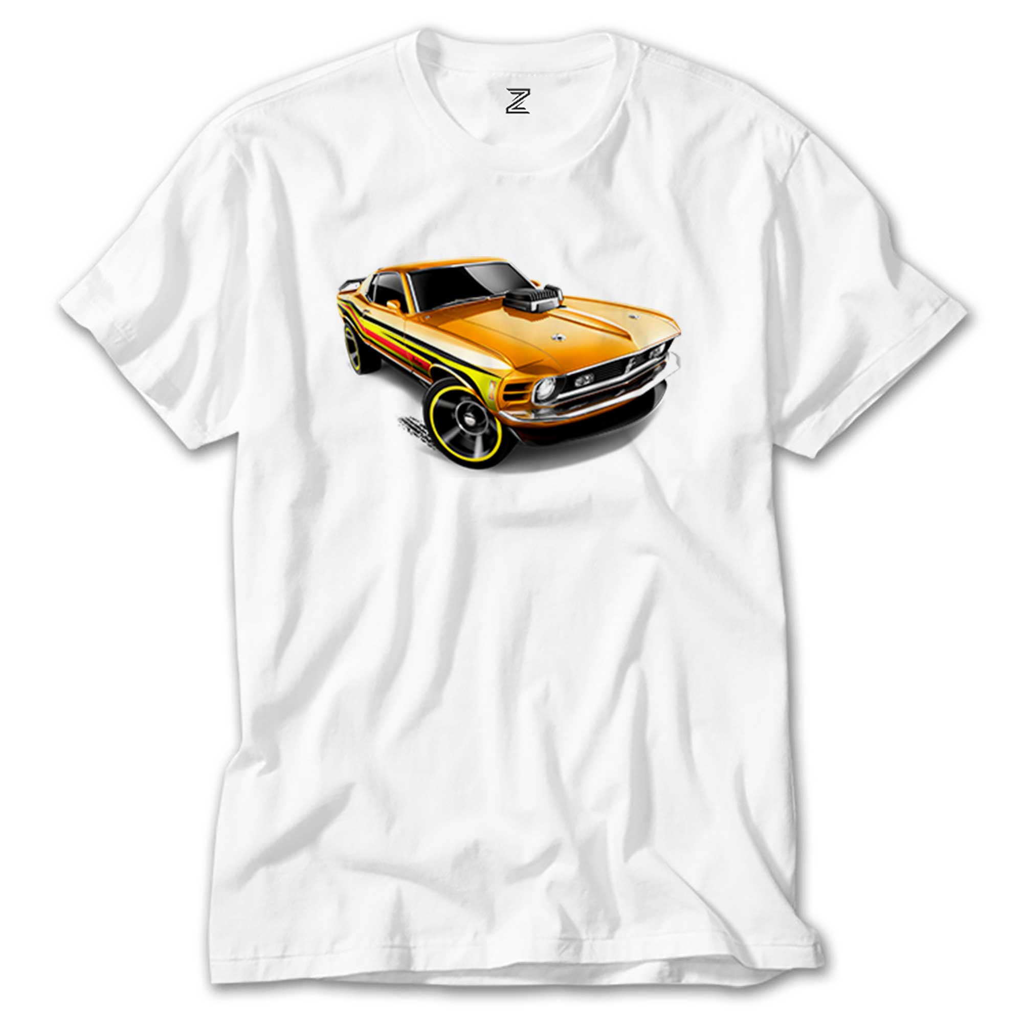 Ford Mustang Mach 1 Beyaz Tişört