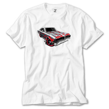 Dodge Charger Beyaz Tişört