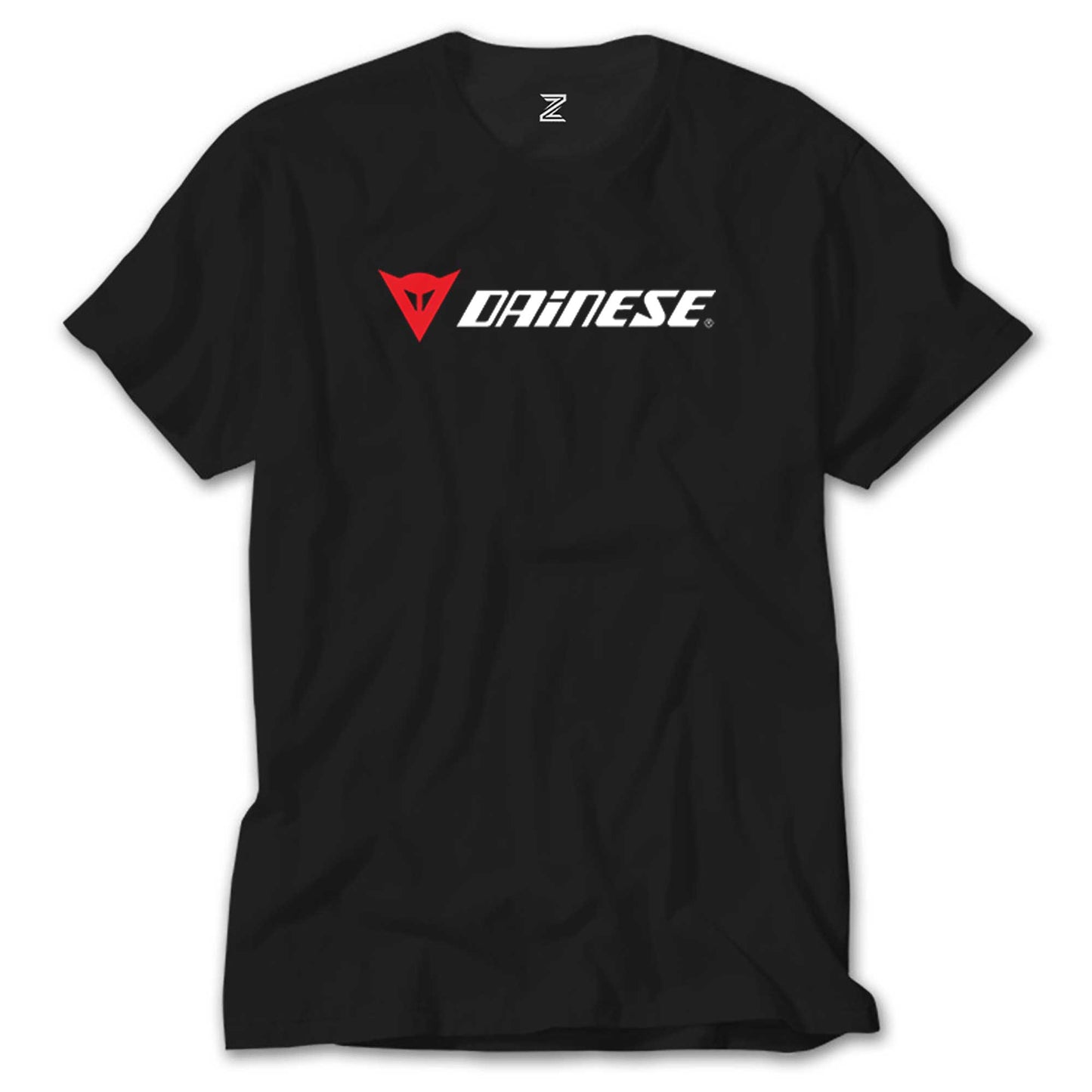 İndirimli Dainese Logo Text Siyah Tişört