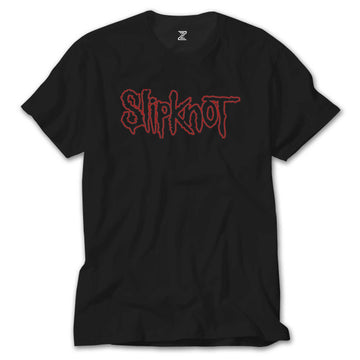 Slipknot Text Siyah Tişört