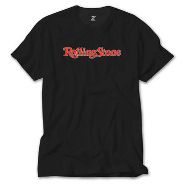 The Rolling Stones Text Siyah Tişört