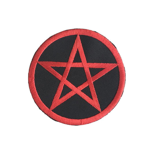 Pentagram Sigil Baphomet Red Patch Yama - Zepplingiyim