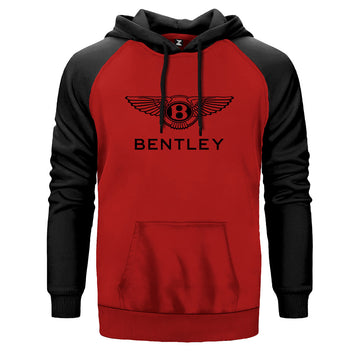 Bentley Logo Çift Renk Reglan Kol Sweatshirt