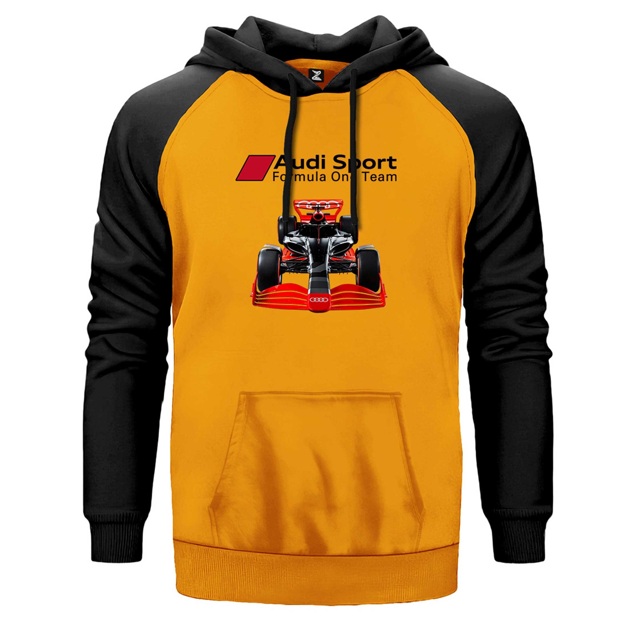 F1 Audi Sport Formula Çift Renk Reglan Kol Sweatshirt