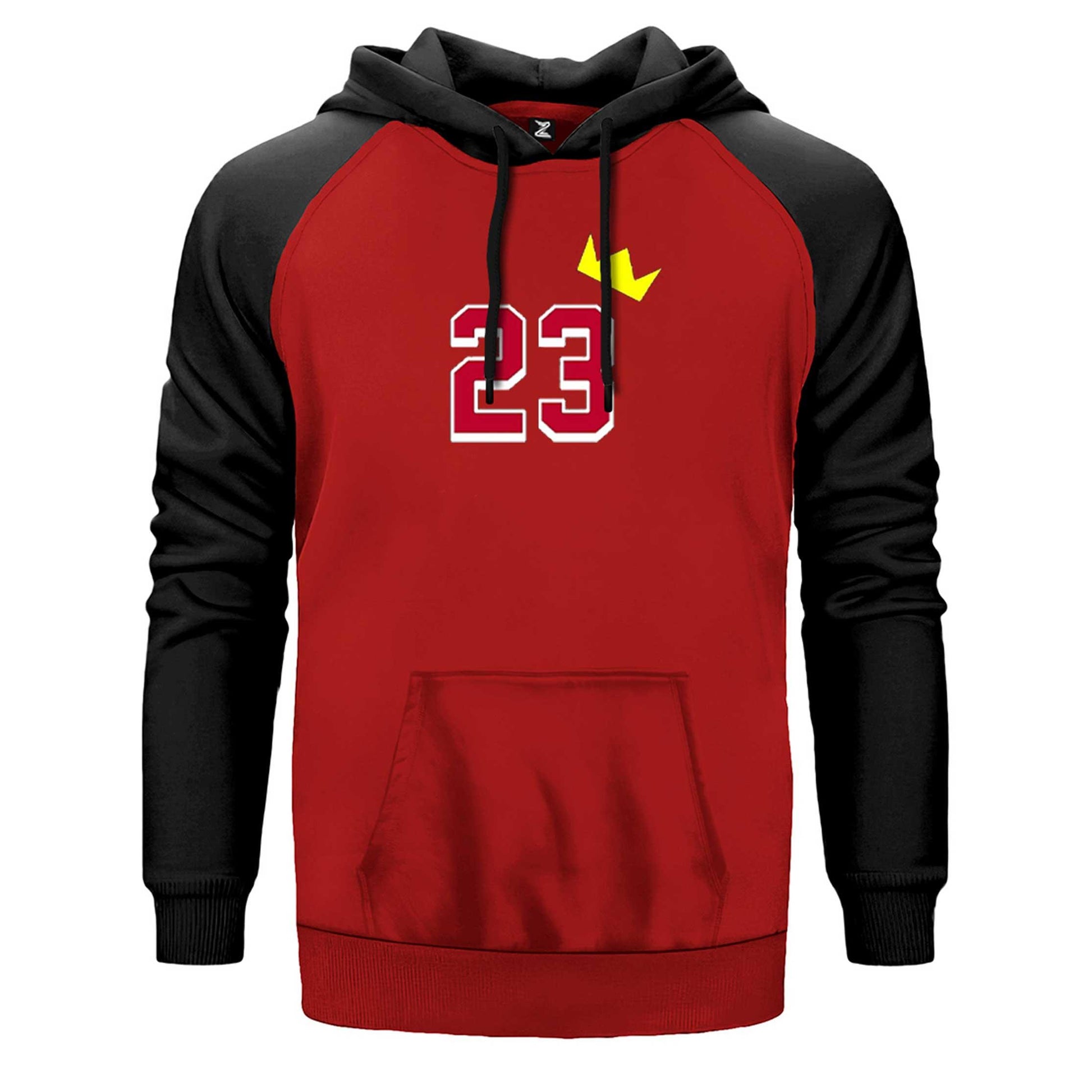 Michael Jordan 23 King Çift Renk Reglan Kol Sweatshirt - Zepplingiyim