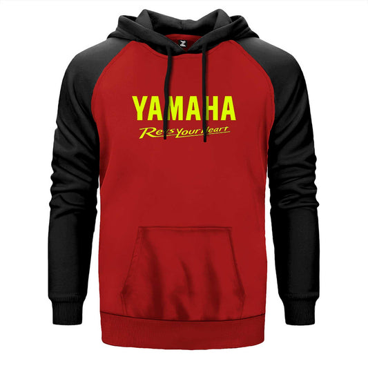 Yamaha Revs Your Heart Çift Renk Reglan Kol Sweatshirt - Zepplingiyim