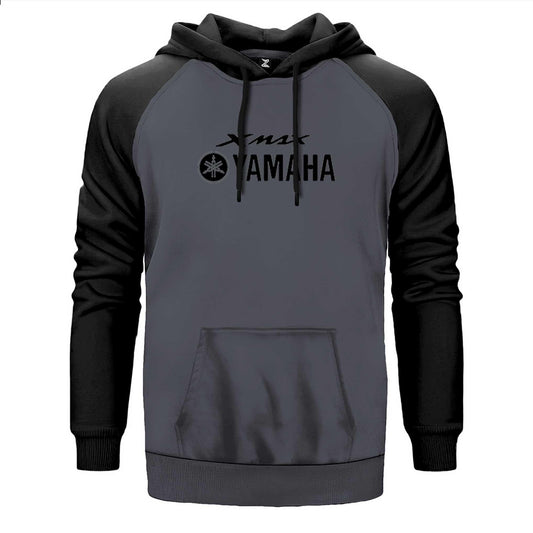 Yamaha Xmax Text Çift Renk Reglan Kol Sweatshirt - Zepplingiyim