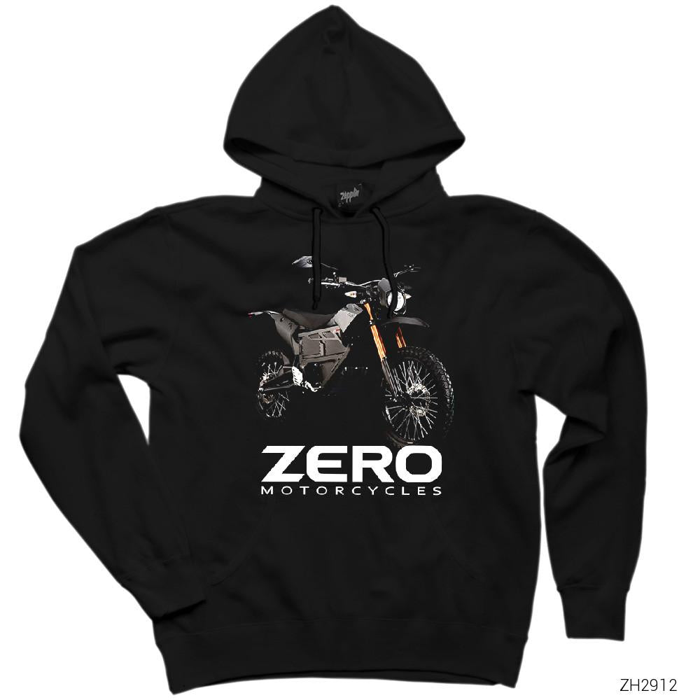 Zero FX Siyah Kapşonlu Sweatshirt Hoodie
