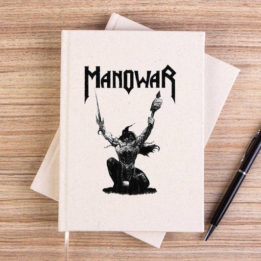 Manowar The Triumph of Steel Çizgisiz Kanvas Defter - Zepplingiyim