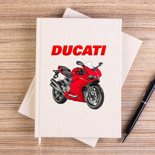 Ducati 959 Çizgisiz Kanvas Defter - Zepplingiyim