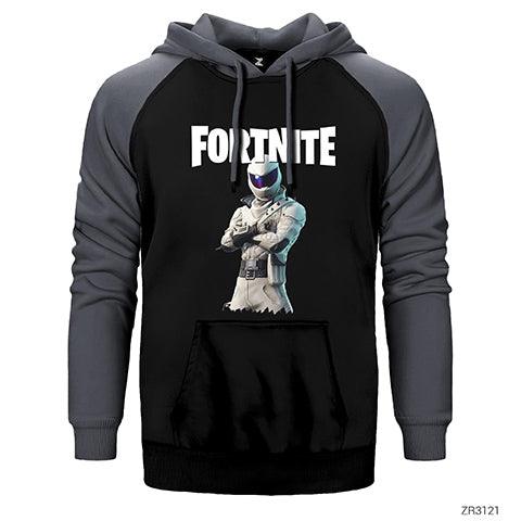 Fortnite Overtaker Çift Renk Reglan Kol Sweatshirt / Hoodie - Zepplingiyim