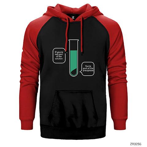 Kimyager Formül Çift Renk Reglan Kol Sweatshirt / Hoodie - Zepplingiyim