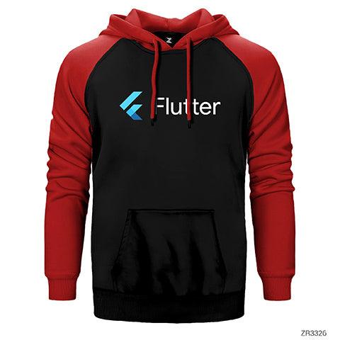 Flutter Çift Renk Reglan Kol Sweatshirt / Hoodie - Zepplingiyim