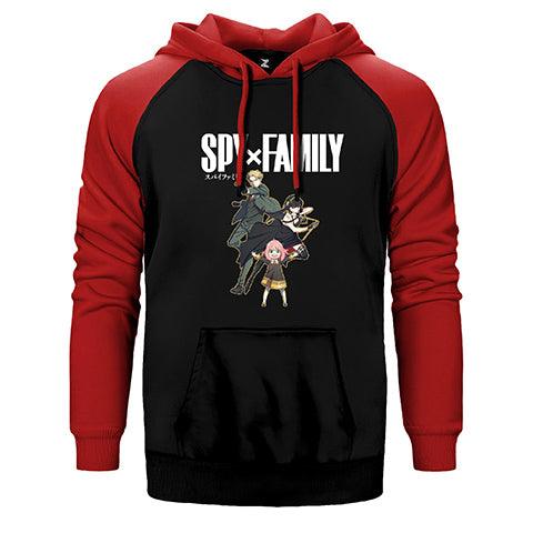 Spy × Family Çift Renk Reglan Kol Sweatshirt / Hoodie - Zepplingiyim