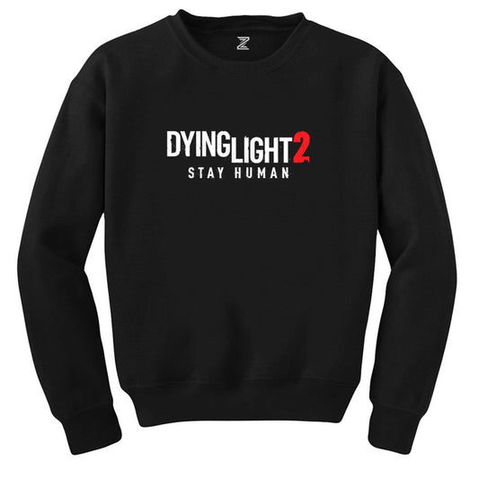 Dying Light Logo Siyah Sweatshirt - Zepplingiyim