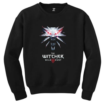 The Witcher Wild Siyah Sweatshirt - Zepplingiyim
