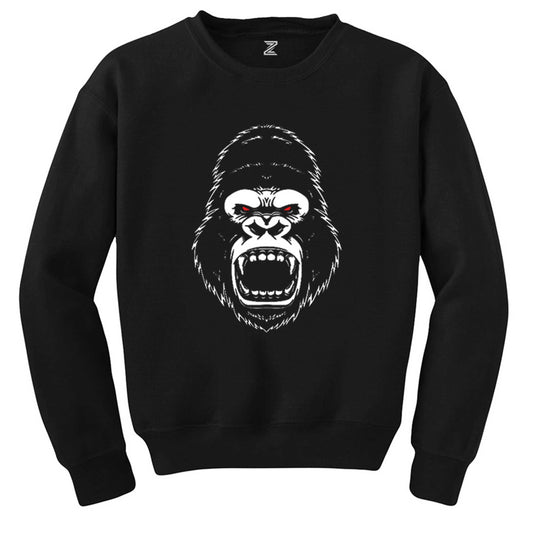 Goril Nervous Siyah Sweatshirt - Zepplingiyim