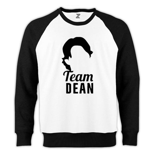 Glimore Girls Team Dean Reglan Kol Beyaz Sweatshirt - Zepplingiyim