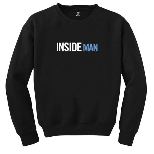 Insade Man Blue Siyah Sweatshirt - Zepplingiyim
