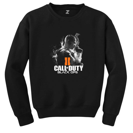 Call Of Duty Black Ops Siyah Sweatshirt - Zepplingiyim