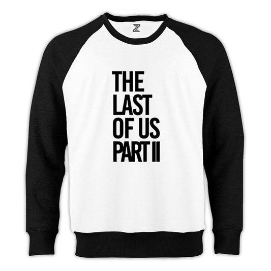 The Last Of Us 2 Reglan Kol Beyaz Sweatshirt - Zepplingiyim