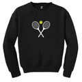 Tennis Rackets Siyah Sweatshirt - Zepplingiyim
