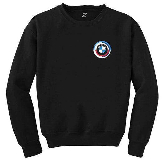BMW New Logo 2023 Black Siyah Sweatshirt - Zepplingiyim