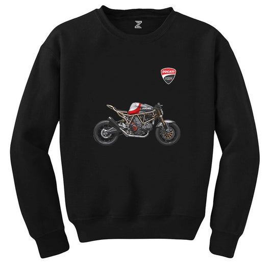 Ducati SuperSport Siyah Sweatshirt - Zepplingiyim