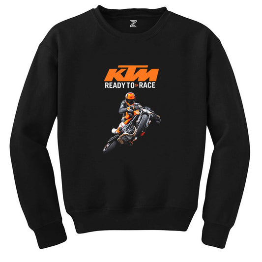 KTM Ready To Race Moto Siyah Sweatshirt - Zepplingiyim