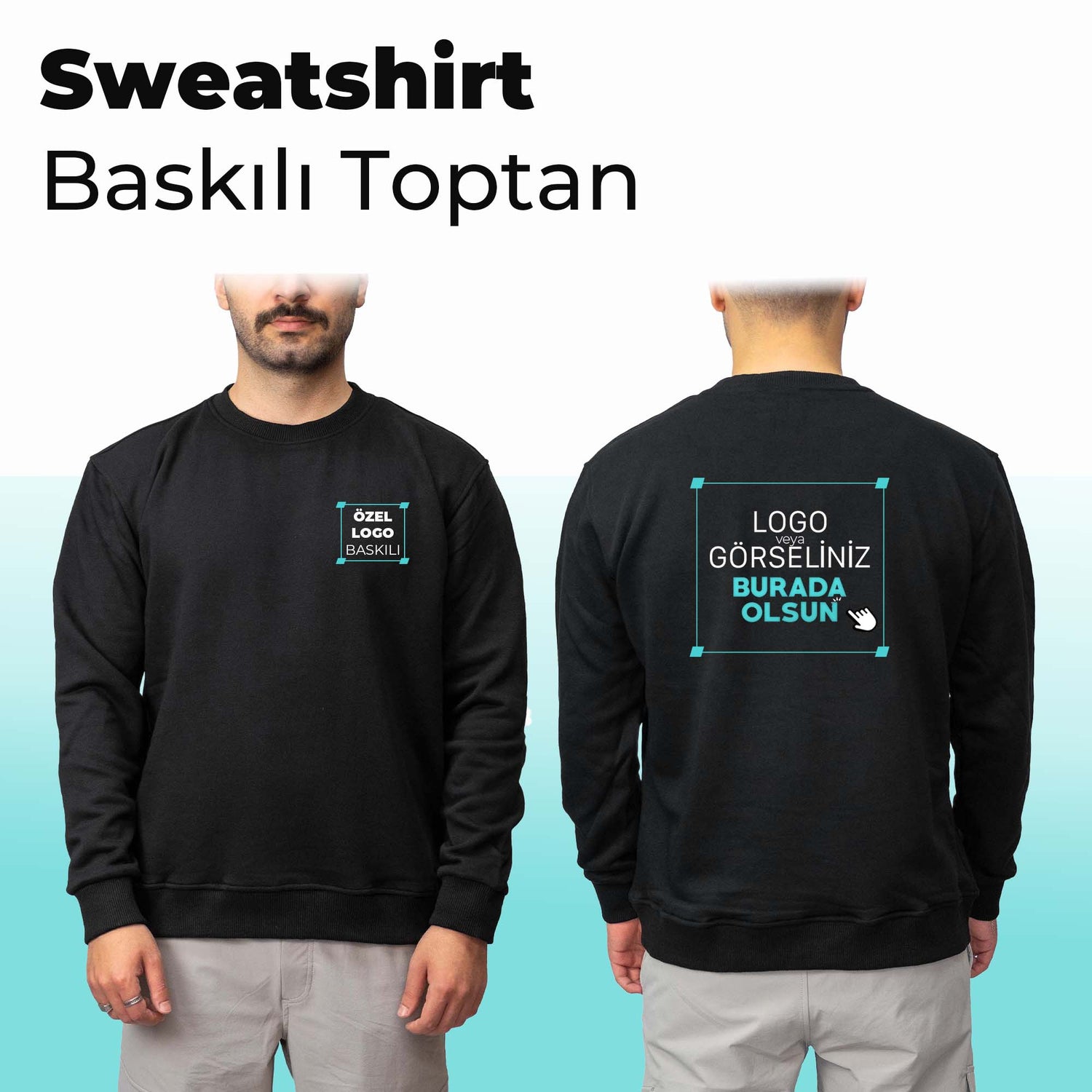 Baskılı Sweatshirt