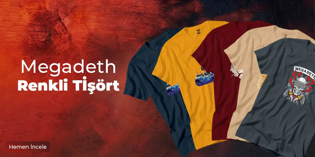 Megadeth Renkli Tişört