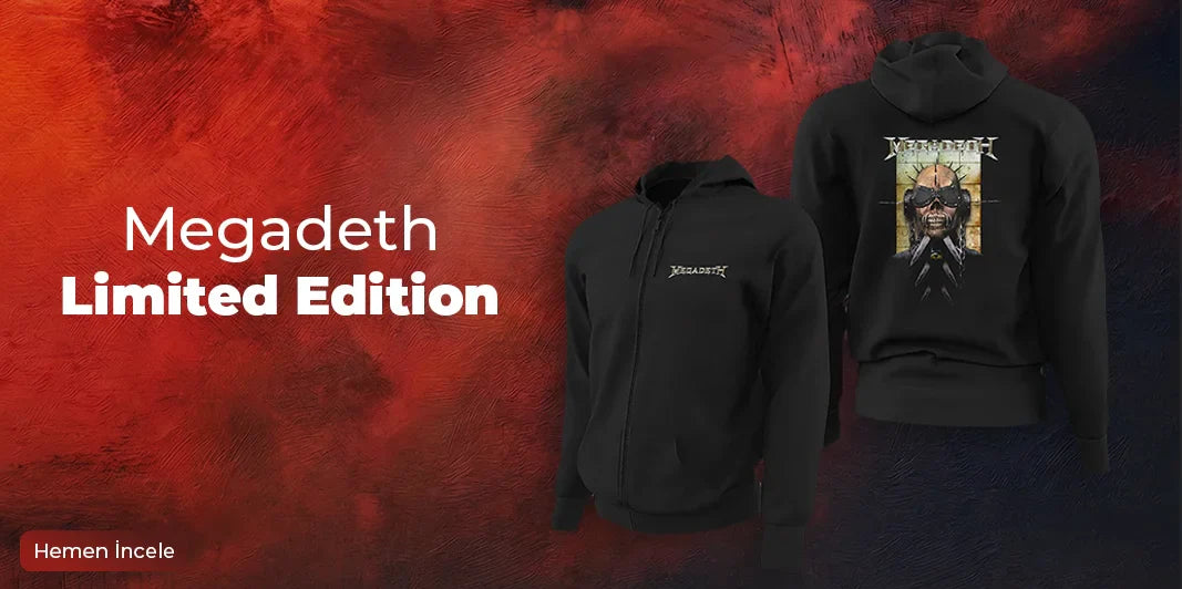 Megadeth Limited Edition Kapşonlu Sweatshirt
