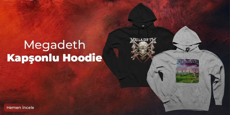 Megadeth Kapşonlu Fermuarsız