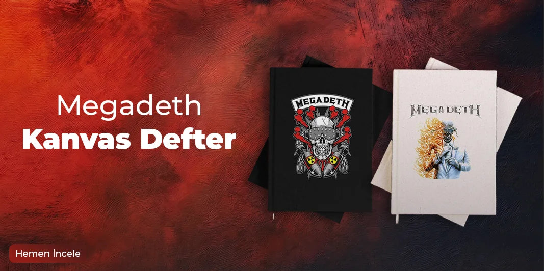 Megadeth Kanvas Defter