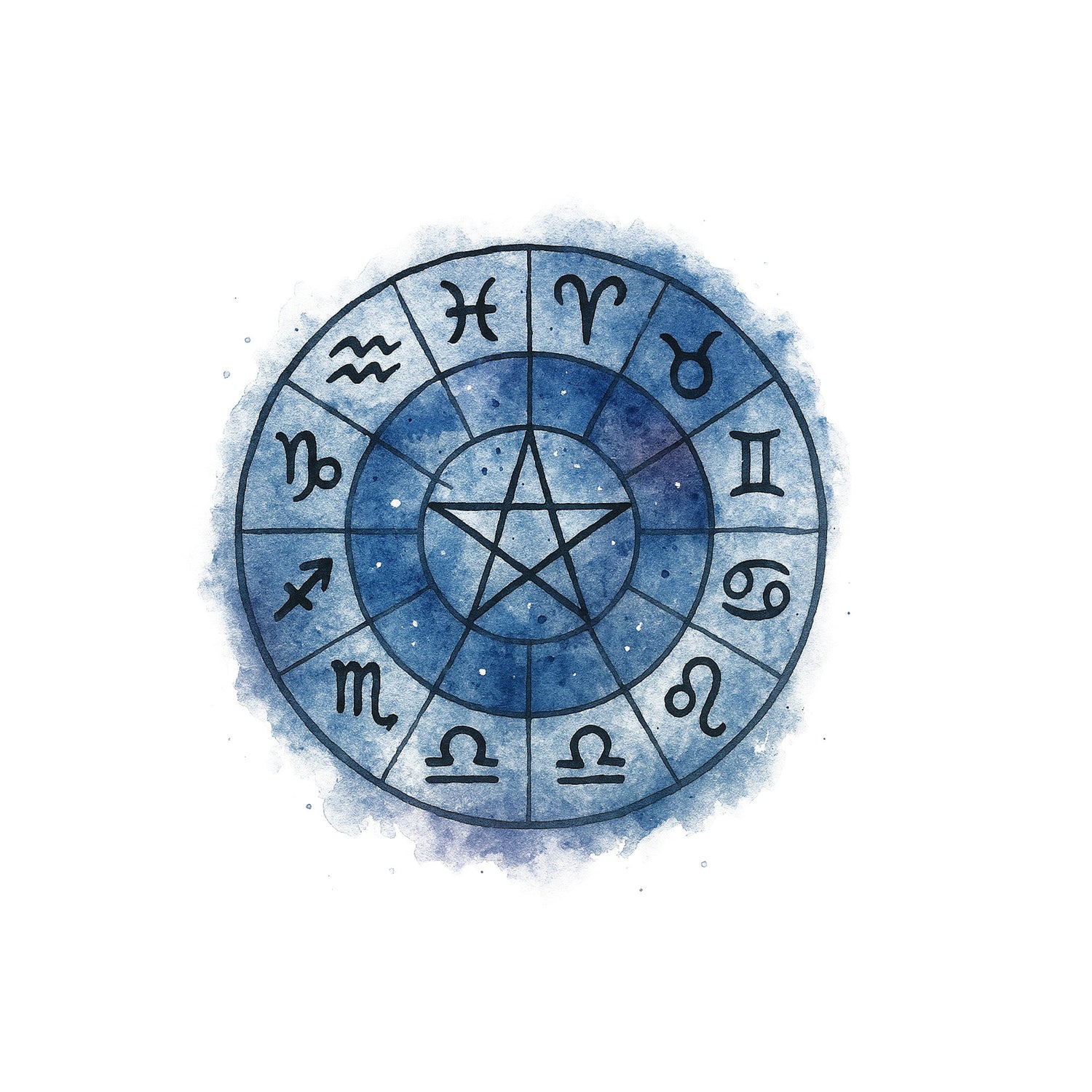 Burç Temalı Kanvas Bez Çanta