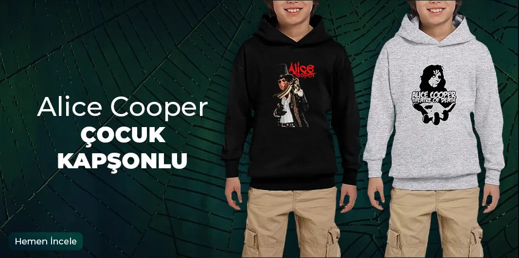 Alice Cooper Çocuk Kapşonlu
