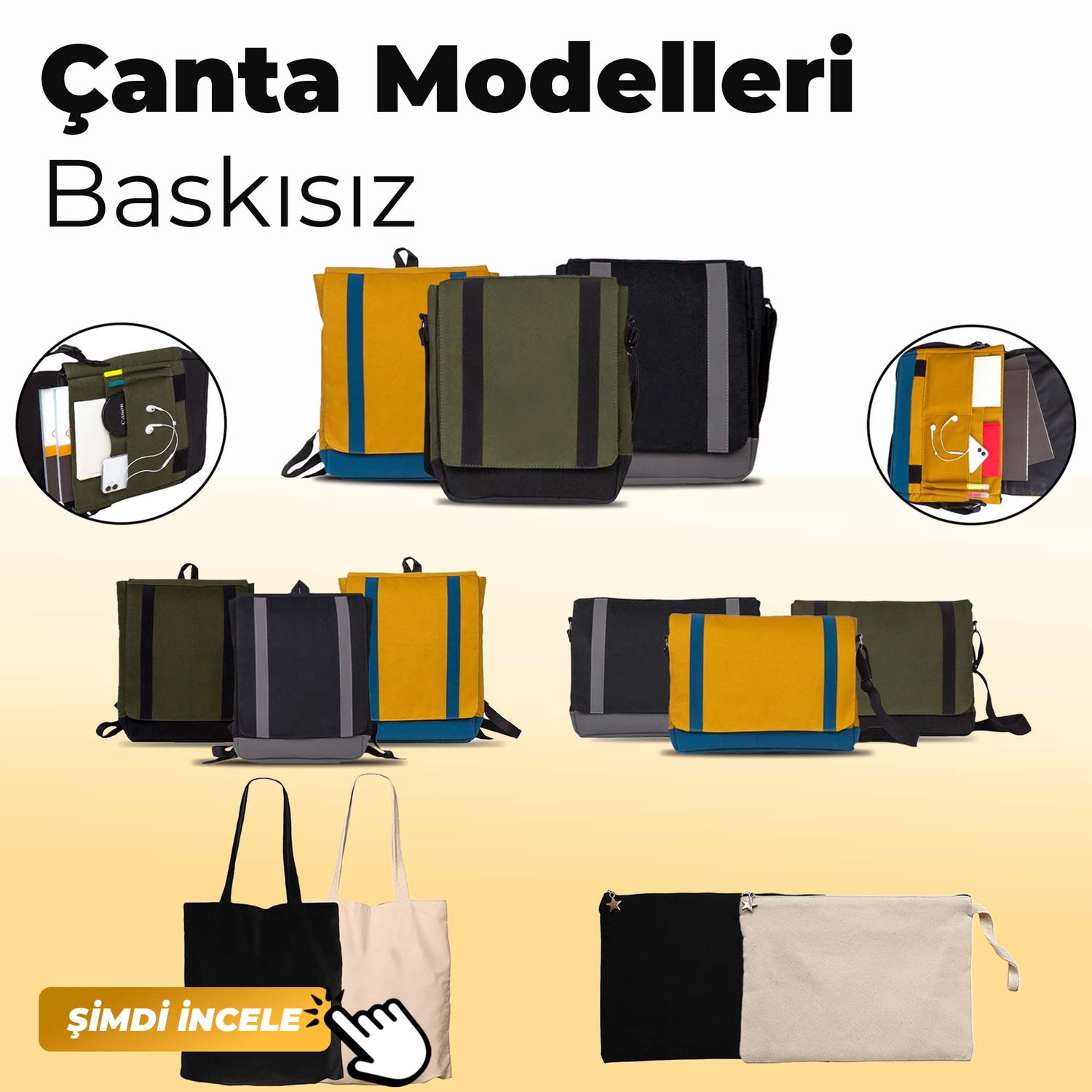 Çanta Modelleri Baskısız