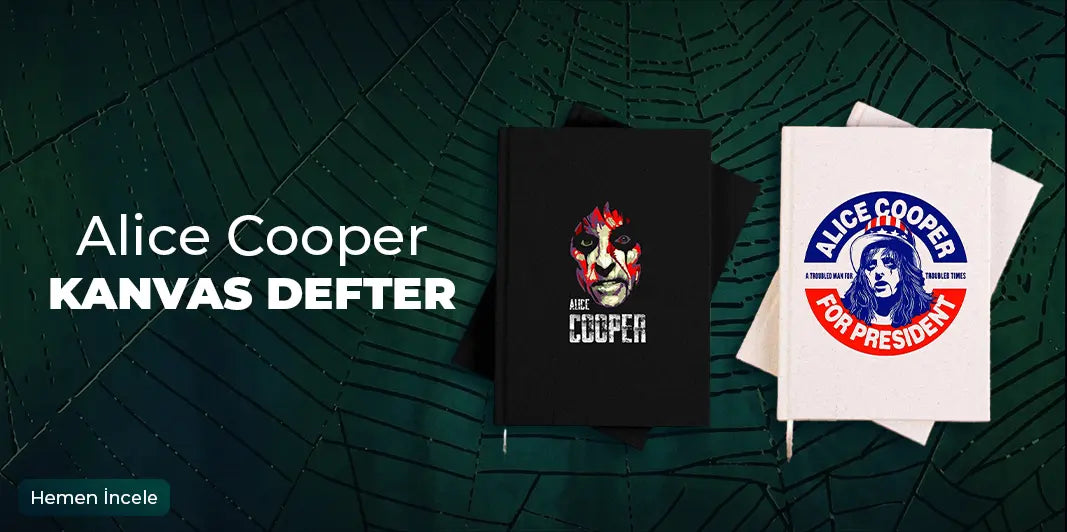 Alice Cooper Kanvas Defter